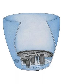 Viva Round Self-Watering Rolling Planter, 17.25” Diameter 9 Viva Round Self-Watering Rolling Planter, 17.25” Diameter -Garden Care Shop 39325 002