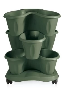 Trifoglio 3-Tier Planter On Wheels -Garden Care Shop 3 4 crop 8613625 03V