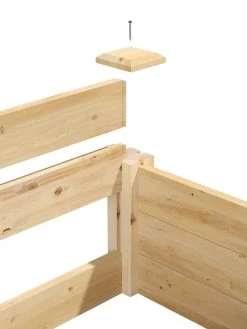 Pine Raised Garden Beds, 4'x4' 19 Pine Raised Garden Beds, 4'x4' -Garden Care Shop 8588181 04v 1