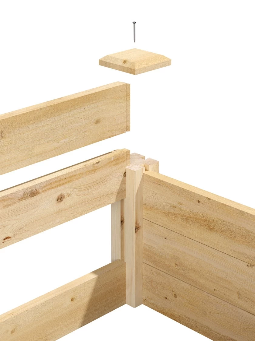 Pine Raised Garden Beds, 4'x4' 11 Pine Raised Garden Beds, 4'x4' - Image 9