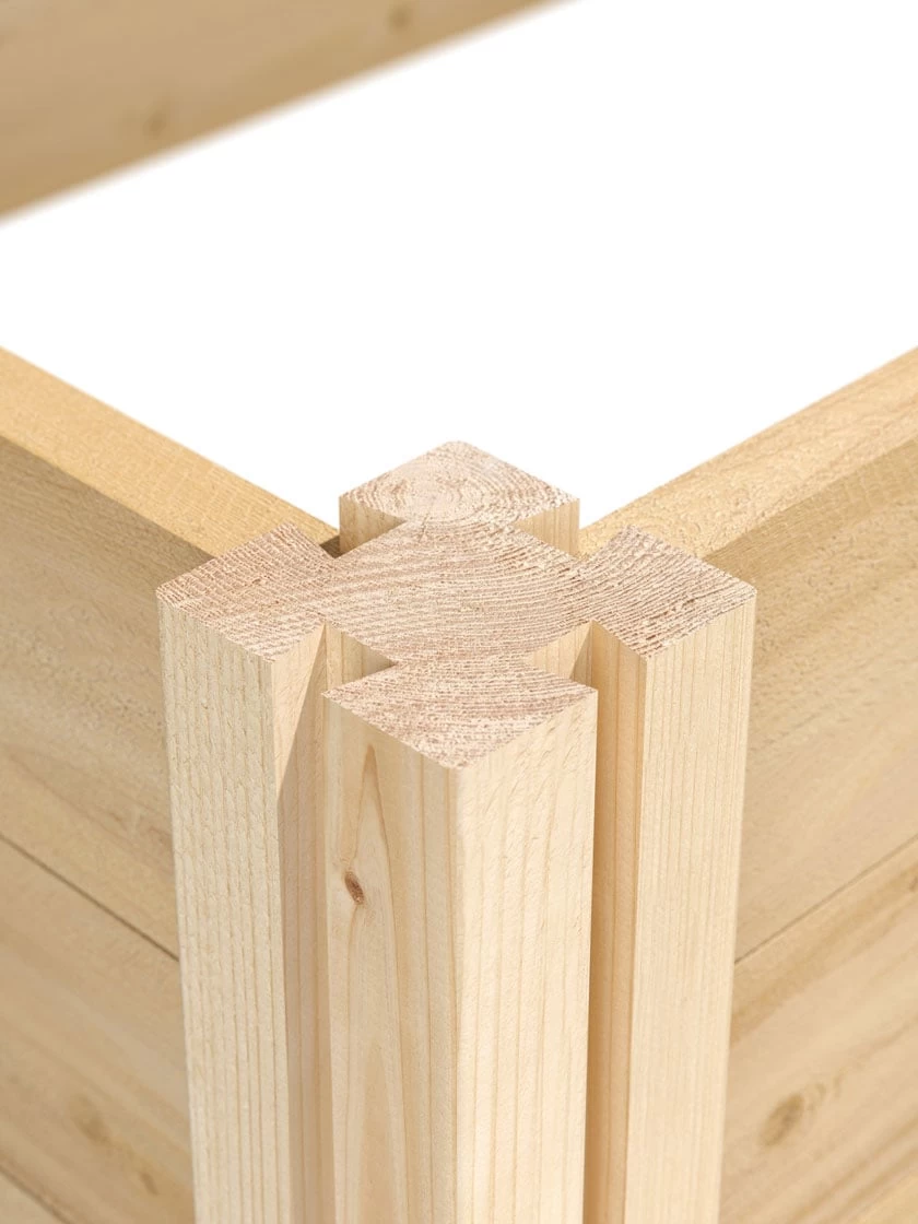 Tall 2-Tier Pine Raised Garden Bed, 4'x12' 7 Tall 2-Tier Pine Raised Garden Bed, 4'x12' - Image 5