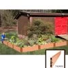 L-Shaped Composite Raised Bed, 12'x12' With 1" Boards 2 L-Shaped Composite Raised Bed, 12'x12' With 1" Boards -Garden Care Shop 8588254 02v sienna composite raised garden bed 1 inch l shaped
