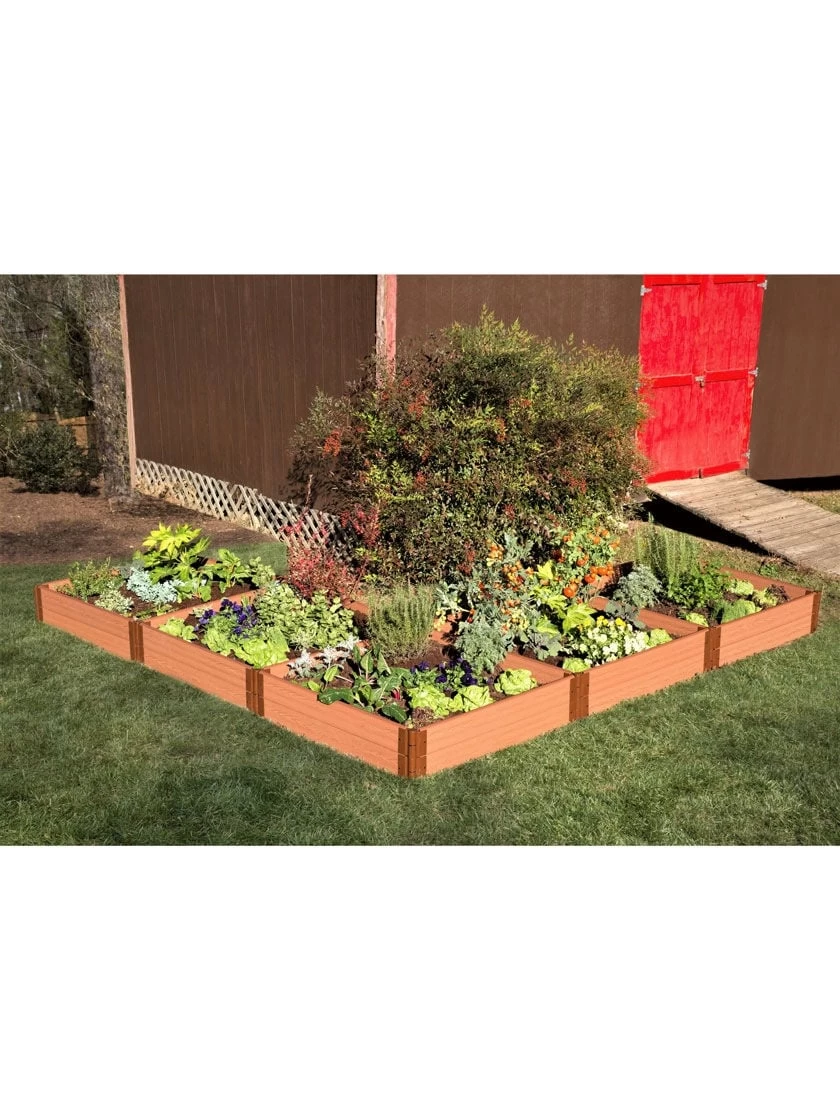 L-Shaped Composite Raised Bed, 12'x12' With 1" Boards 6 L-Shaped Composite Raised Bed, 12'x12' With 1" Boards - Image 4