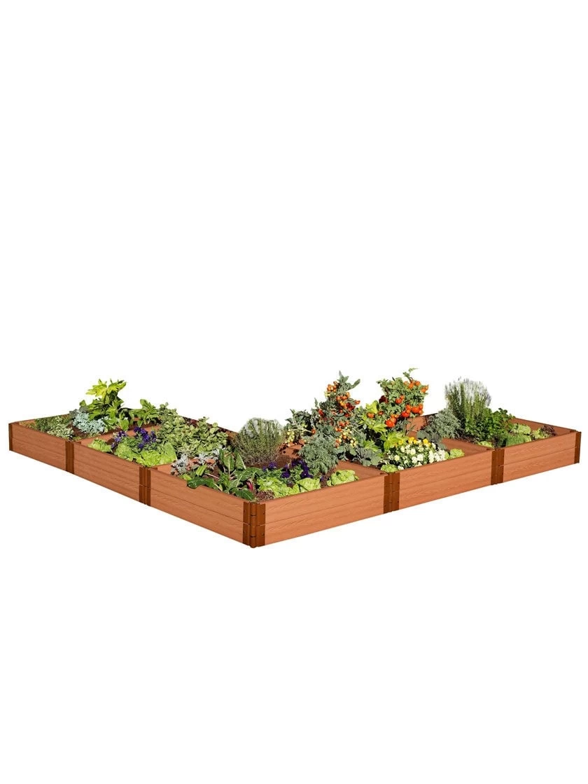 L-Shaped Composite Raised Bed, 12'x12' With 1" Boards 7 L-Shaped Composite Raised Bed, 12'x12' With 1" Boards - Image 5