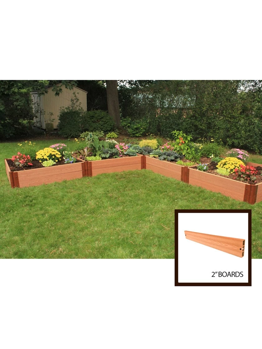 Classic Sienna Raised Garden Bed "L" Shaped With 2" Boards 5 Classic Sienna Raised Garden Bed "L" Shaped With 2" Boards - Image 3