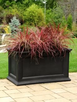 Fairfield Self-Watering Patio Planters, 20” X 36” -Garden Care Shop 8588417 12V tif