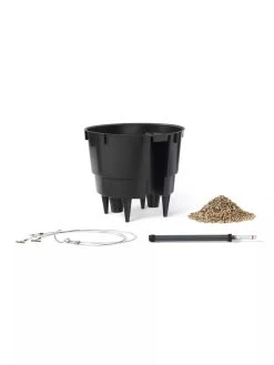 Lechuza® Nido Cottage Wicker Hanging Planter 9 Lechuza® Nido Cottage Wicker Hanging Planter -Garden Care Shop 8591154WT 001V tif