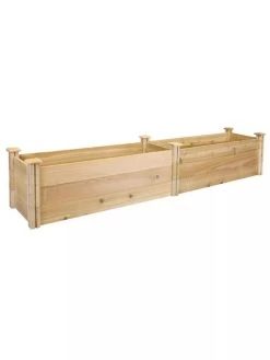 Premium Cedar Raised Garden Bed, 16" X 96" 9 Premium Cedar Raised Garden Bed, 16" X 96" -Garden Care Shop 8593824 01V greenes premium cedar raised garden bed
