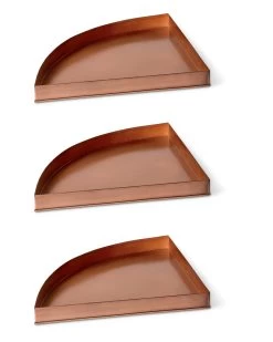 Essex Quarter Round Plant Stand Trays, Set Of 3