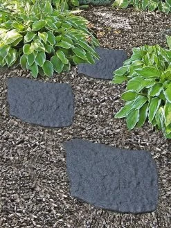 Recycled Rubber Flagstone Stepping Stone 22 Recycled Rubber Flagstone Stepping Stone -Garden Care Shop 8594282 001V tif