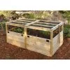 Garden In A Box With Trellis/Lid Option, 3' X 6' -Garden Care Shop 8594505 01V raised cedar bed with trellis option