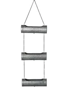 Galvanized Hanging Triple Planter -Garden Care Shop 8595213 0005 tif