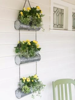 Galvanized Hanging Triple Planter -Garden Care Shop 8595213 1108 tif