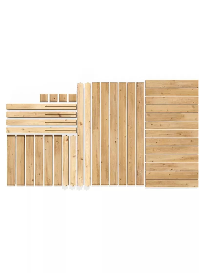 Elevated Cedar Garden Bed, 2' X 4' X 31" 8 Elevated Cedar Garden Bed, 2' X 4' X 31" - Image 6