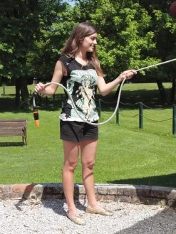 G.F. Italia Wall Mounted 100' Hose And Automatic Reel -Garden Care Shop 8598485 01V tif