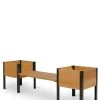 Elevated Cedar Planter Bench Kit, Eco-Stained, 90" -Garden Care Shop 8598694LC 2001 tif
