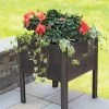 Eco-Stained Elevated Cedar Planter Box, 2' X 2' -Garden Care Shop 8598695GG 1003 tif