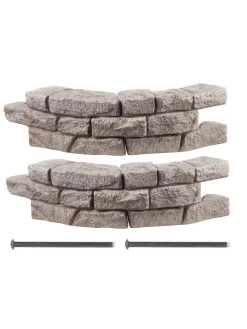 Rock Lock Interlocking Garden System, Curved Sets -Garden Care Shop 8598737 01V 3 4
