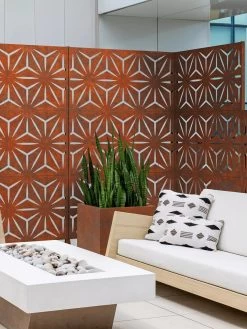 Veradek 3-Panel Privacy Screen Set, Star -Garden Care Shop 8599205 06V tif