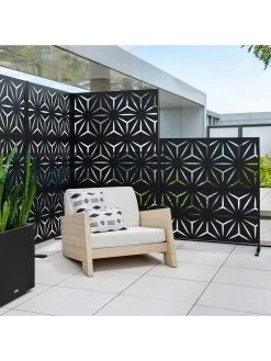 Veradek 2-Panel Privacy Screen Set, Star 18 Veradek 2-Panel Privacy Screen Set, Star -Garden Care Shop 8599214 09v