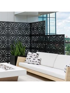 Veradek 2-Panel Privacy Screen Set, Star 20 Veradek 2-Panel Privacy Screen Set, Star -Garden Care Shop 8599214 10v