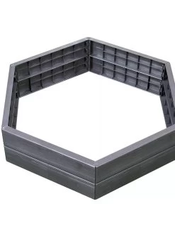 Exaco Hexagonal Raised Garden Bed Planter -Garden Care Shop 8599285 04V tif