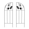 Achla Designs Sunflower Trellis Side Panels, Set Of 2 -Garden Care Shop 8599488 01v achla designs sunflower trellis side panels