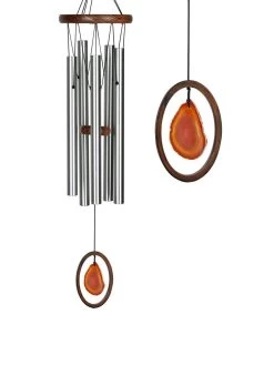 Agate Chime™, Large -Garden Care Shop 8599738 02v woodstock agate chime large brown