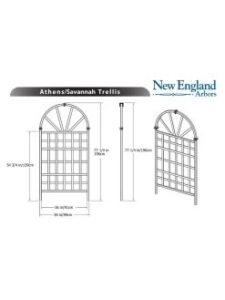 Savannah Composite Vinyl Trellis -Garden Care Shop 8599769 03v