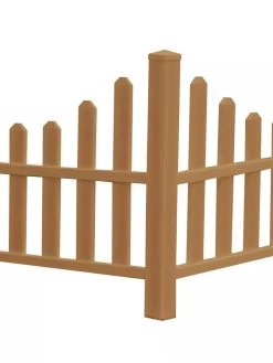 Country Corner Composite Picket Fence 7 Country Corner Composite Picket Fence -Garden Care Shop 8599773 02V tif