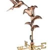 Hummingbird Garden Copper Weathervane With Pole -Garden Care Shop 8600377 01v hummingbird garden copper weathervane pole