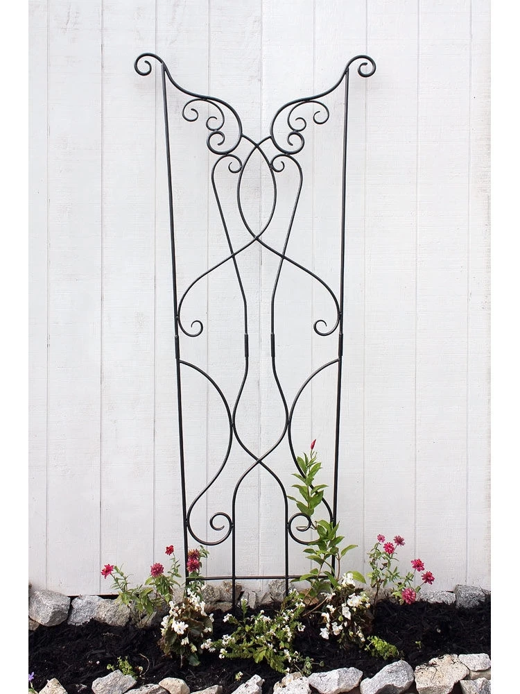 Achla Rococo Wall Trellis 3 Achla Rococo Wall Trellis