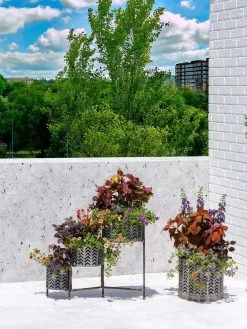 Galvanized Grow Bag Planter 12" -Garden Care Shop 8609180 0344 tif 1