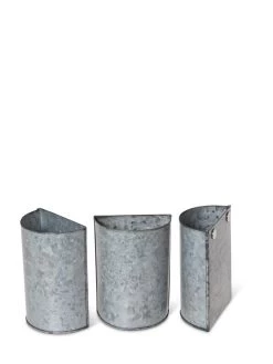 Mini Magnetic Galvanized Planter Pockets, Set Of 3 -Garden Care Shop 8609216 8714 tif
