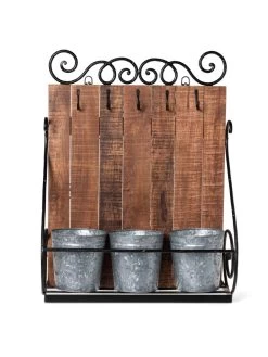 Wall Shelf With Planters -Garden Care Shop 8609515 9310 tif