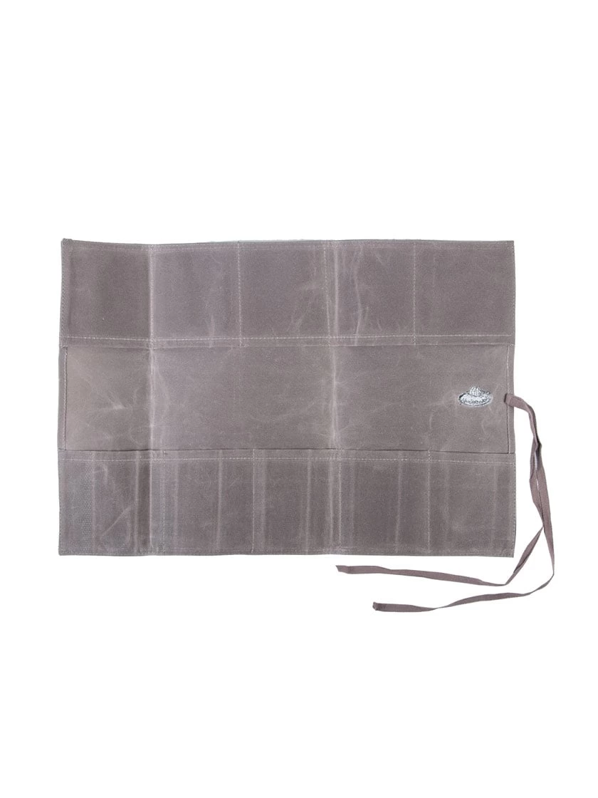 Esschert Waxed Canvas Roll Up Pouch 4 Esschert Waxed Canvas Roll Up Pouch - Image 2