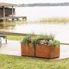 Corten Steel Modular Raised Bed, 2'x4' 2 Corten Steel Modular Raised Bed, 2'x4' -Garden Care Shop 8610702 0033 tif
