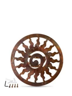 Rustic Sun Wall-Mount Garden Hose Hanger 8 Rustic Sun Wall-Mount Garden Hose Hanger -Garden Care Shop 8611025 0828 tif