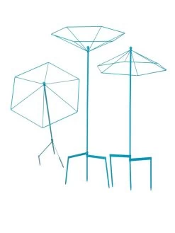 Parasol Plant Supports, Set Of 3 -Garden Care Shop 8611129 3850 tif