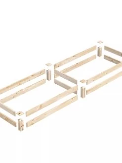 Pine Raised Garden Bed, 2' X 8' -Garden Care Shop 8612243 01V jpg