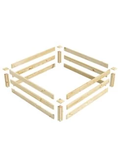 Pine Raised Garden Beds, 4'x4' 16 Pine Raised Garden Beds, 4'x4' -Garden Care Shop 8612250 01v