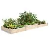 Tall 2-Tier Pine Raised Garden Bed, 4'x12' 2 Tall 2-Tier Pine Raised Garden Bed, 4'x12' -Garden Care Shop 8612258 02v tall 2 tier pine raised garden bed 4x12 feet