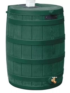 Rain Wizard 40 Gallon Rain Barrel 7 Rain Wizard 40 Gallon Rain Barrel -Garden Care Shop 8612308 02V jpg