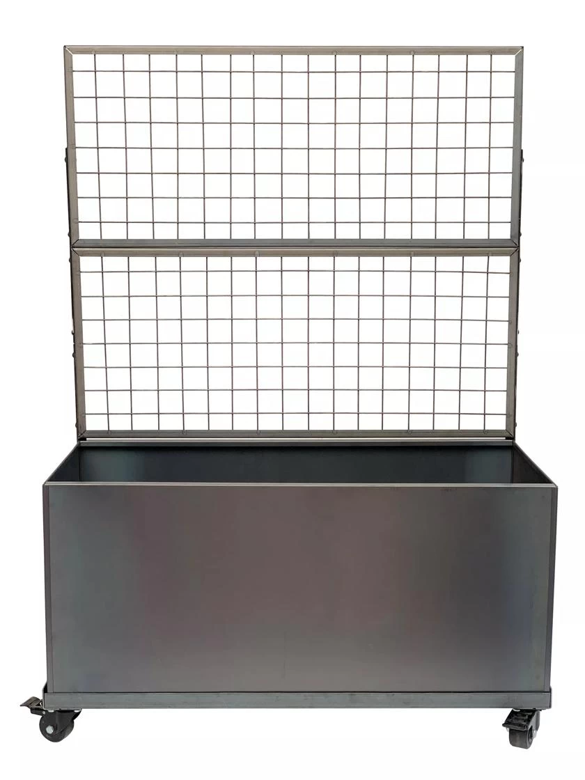 Nice Corten Trough Planters With Trellis 5 Nice Corten Trough Planters With Trellis - Image 3