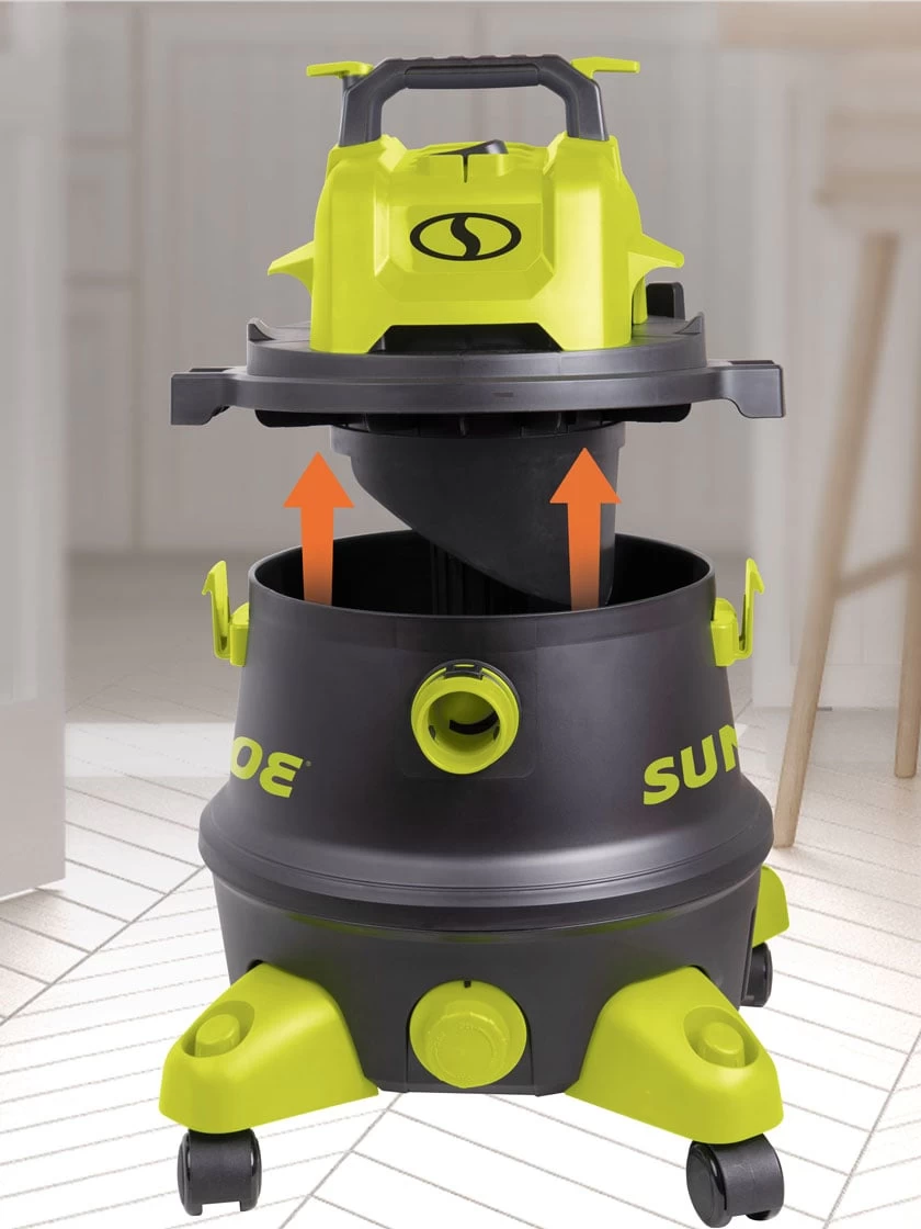 Sun Joe® 8-Gal 1200W 6.5 Pk HP Wet/Dry Shop Vac, HEPA,w/Cleaning Attachments 5 Sun Joe® 8-Gal 1200W 6.5 Pk HP Wet/Dry Shop Vac, HEPA,w/Cleaning Attachments - Image 3