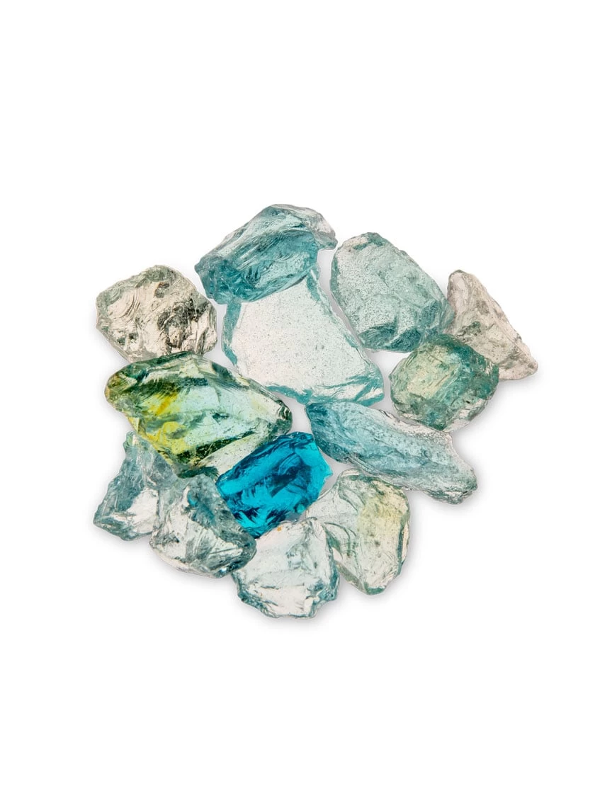 Landscape Glass Chunks Medium 4 Landscape Glass Chunks Medium - Image 2