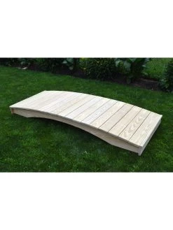 Plank Garden Bridge Unfinished 3' X 10' -Garden Care Shop 8613097 02v 3