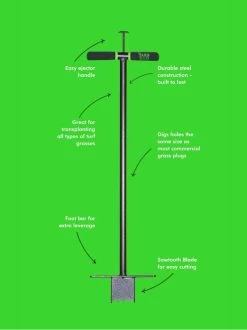 Yard Butler® Sod Plugger -Garden Care Shop 8613169 02v