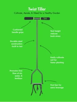 Yard Butler® Twist Tiller 7 Yard Butler® Twist Tiller -Garden Care Shop 8613177 02v