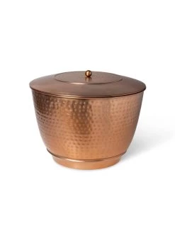 Hammered Copper Hose Pot With Lid 21 Hammered Copper Hose Pot With Lid -Garden Care Shop 8613311 5815